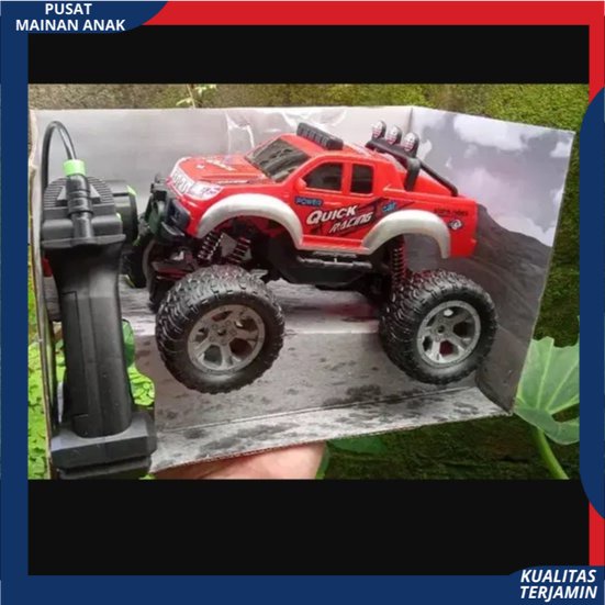 Mobil Remote Control Off Road Pickup / Rock Crawler Jeep Remot Kontrol Berlampu Mainan Anak Laki Laki