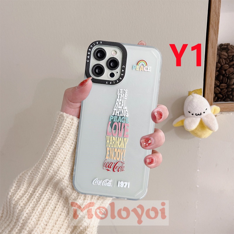 Soft Case Tpu Motif Coca Cola Untuk iPhone 6 6s plus 7plus 8plus 13 11 12 pro Max X XR XS Max SE 2020