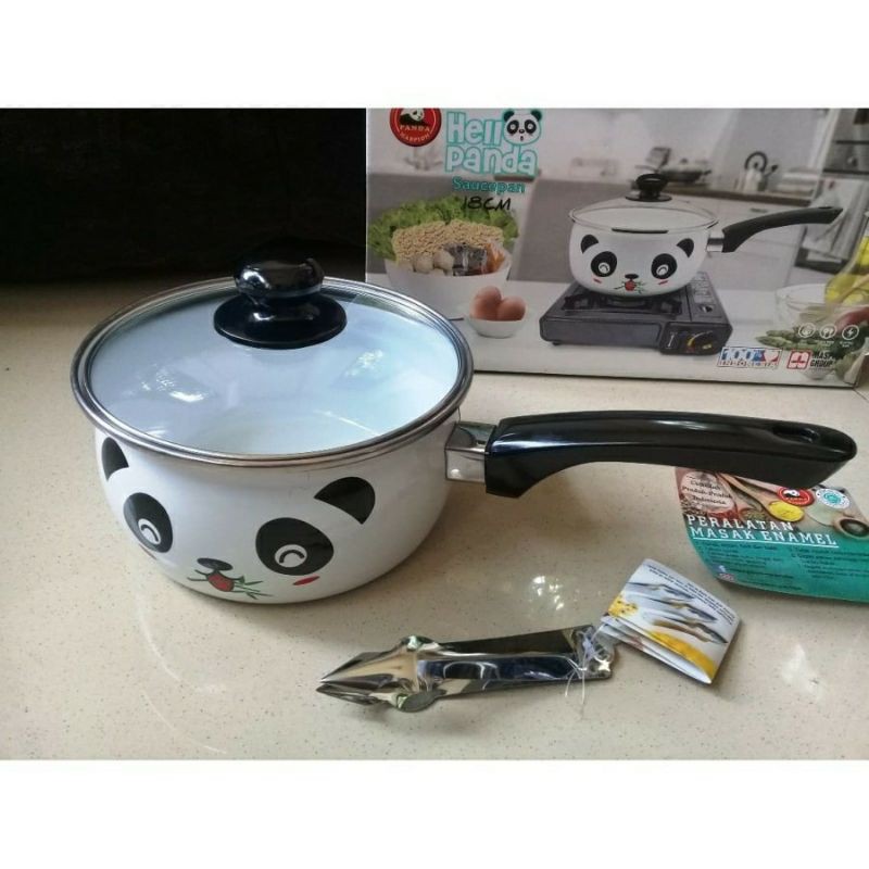 Maspion Panci Sauce Pan Hello Panda 18cm HELLOPANDA18