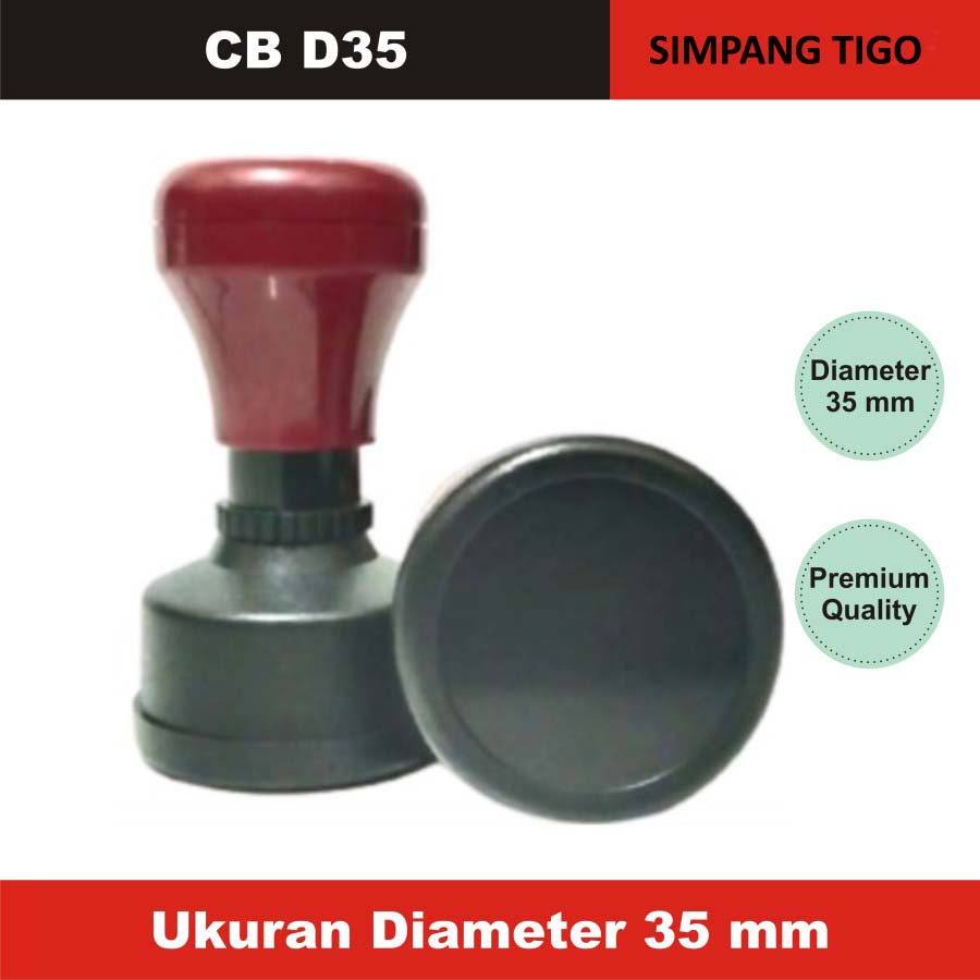 

Gagang Stempel Flash Bulat CB Diameter 35