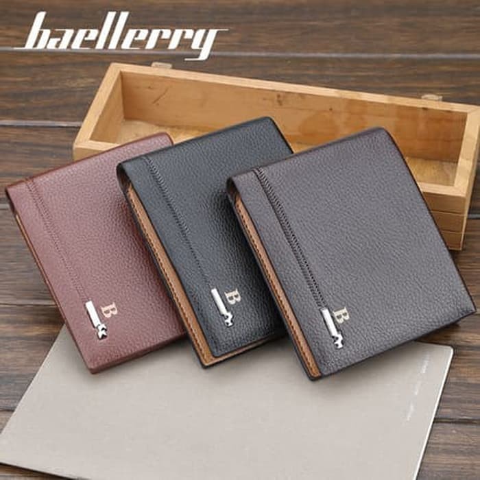 Jual Dompet Pria Kulit Baellerry Pendek LOGO B Kode BL24 | Shopee Indonesia