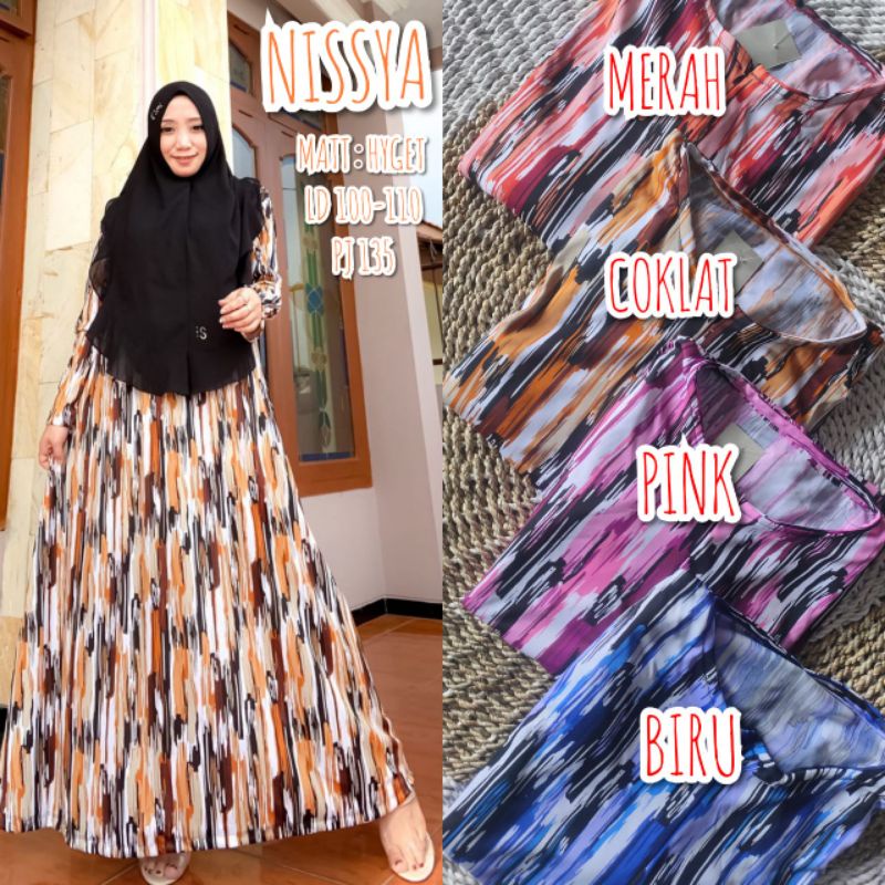 [Fashion Muslim] GAMIS HYGET PART 2 kekekinian | busui | murah | jumbo | motif