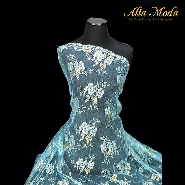 

Alta Moda Brokat Perancis Three Tone (Blue Gold Silver)