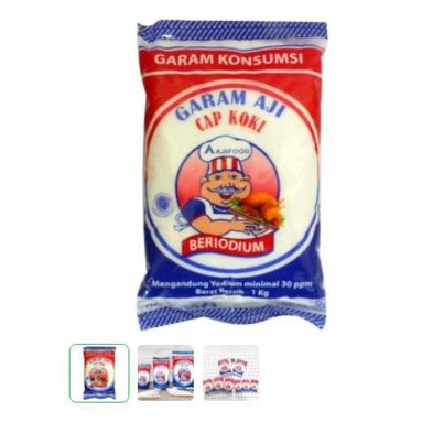 

:<:<:<:<] Garam Dapur Cap Koki 200 gram / Garam halus beriodium 30ppm