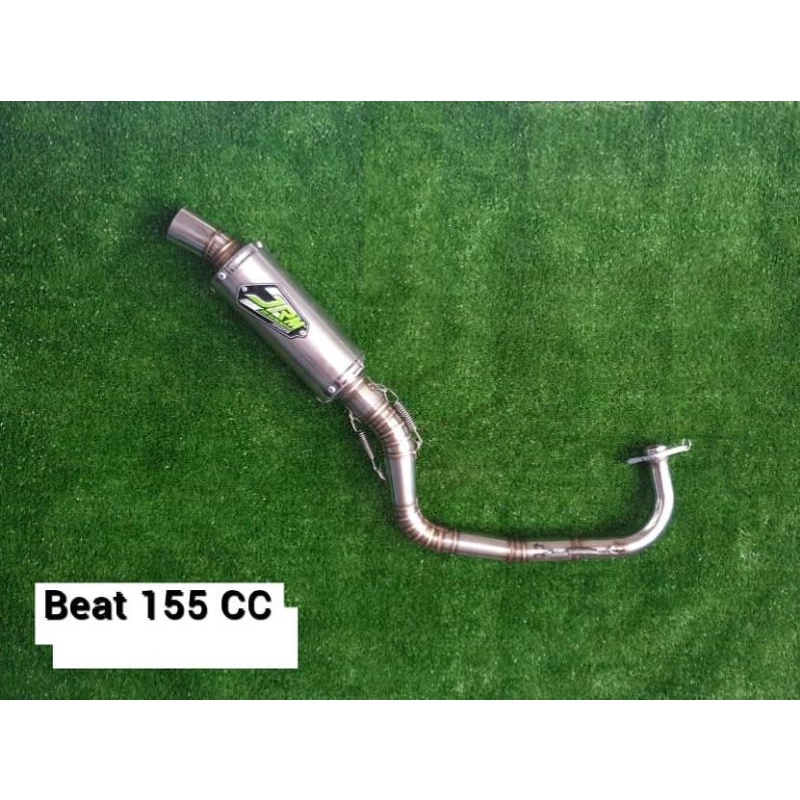 Knalpot JRM Beat 155 CC knalpot racing JRM full set breket tinggal pasang aja
