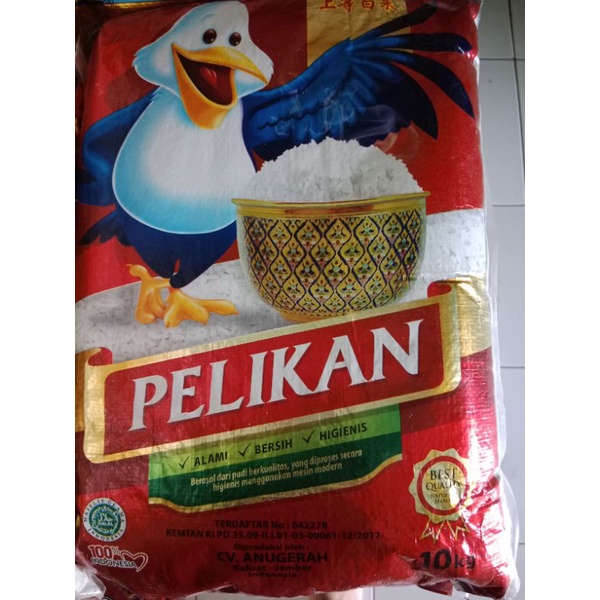 Beras Pelikan 10 kg