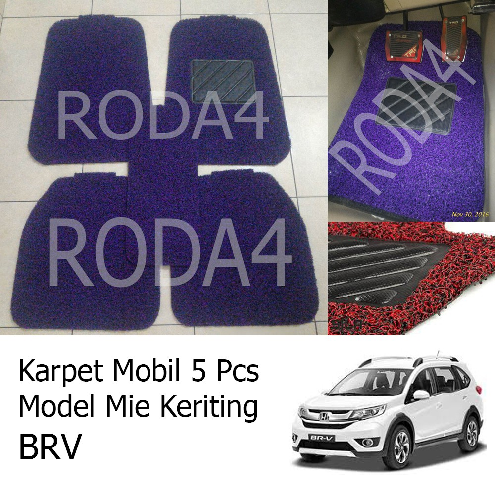 Karpet Mobil / Car Carpet / Floor Mats Universal Model Mie Keriting BRV