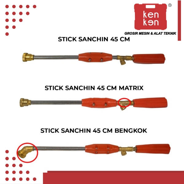 Jual Stik Sprayer Sanchin Kuningan Stick Sprayer Bengkok Lurus Cm Feet Shopee Indonesia