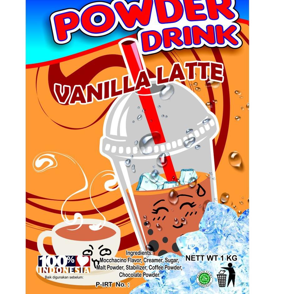 

TERMURAH!!! Bubuk Minuman Bubble Drink rasa Vanilla Latte ORIGINAL Javaland 1kg
