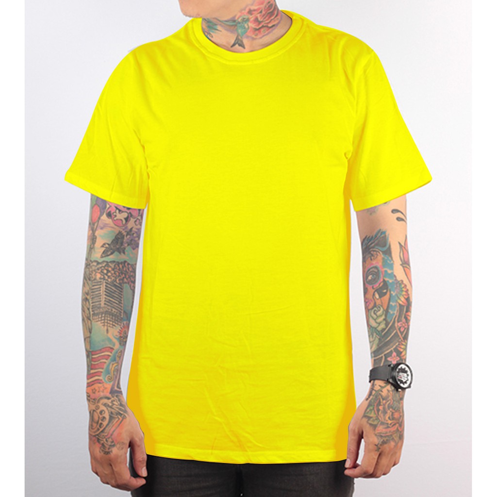 Kaos Polos Kuning Kenari  Desain Kaos Menarik