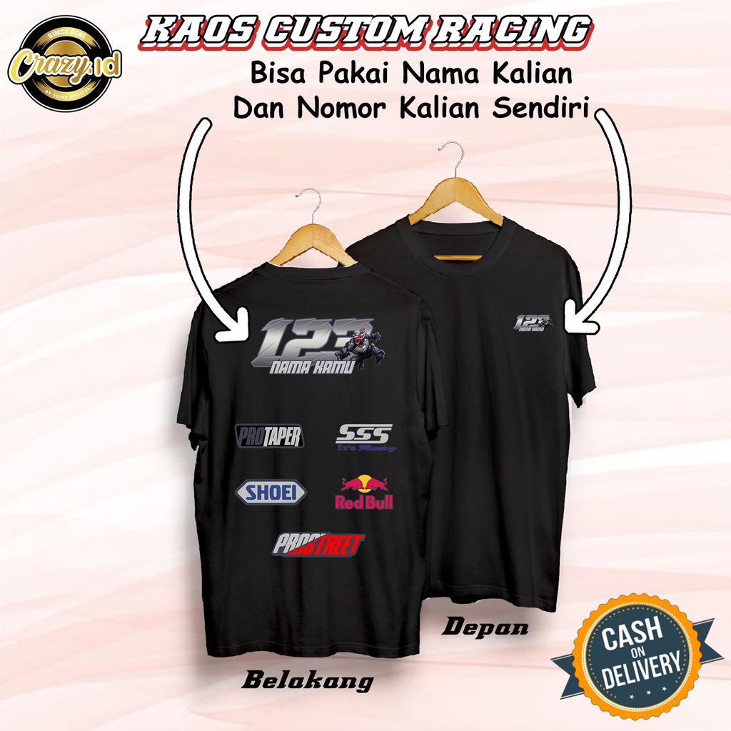 KAOS RACING COSTUM BISA TAMBAH NAMA DAN NOMOR | KAOS RACING | KAOS FULL SPONSOR | KAOS TEAM | KAOS C
