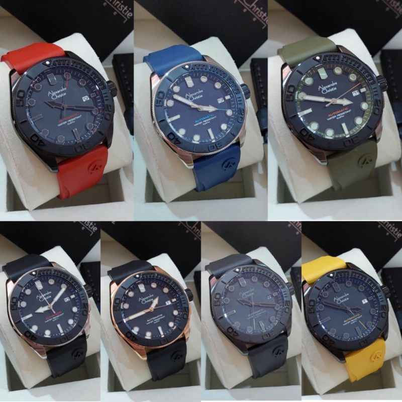 JAM TANGAN PRIA ALEXANDRE CHRISTIE ORIGINAL AC.3042MA AUTOMATIC