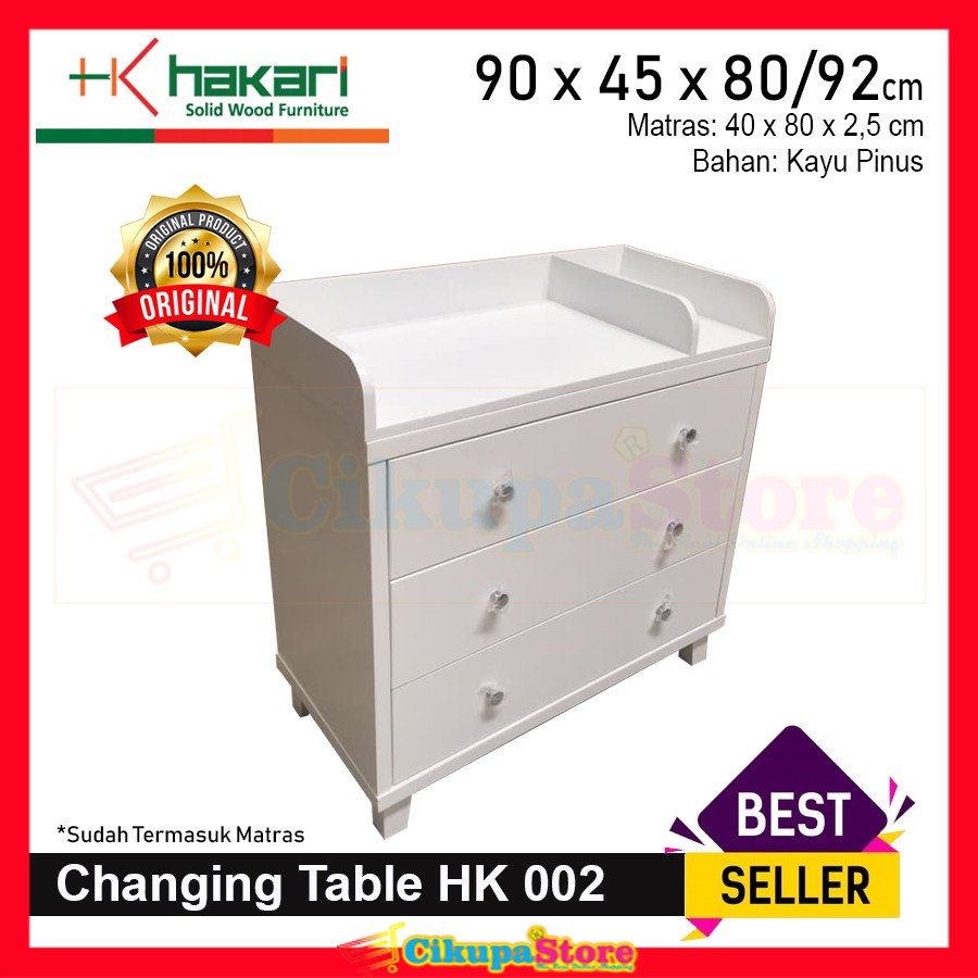 baby changing table and storage