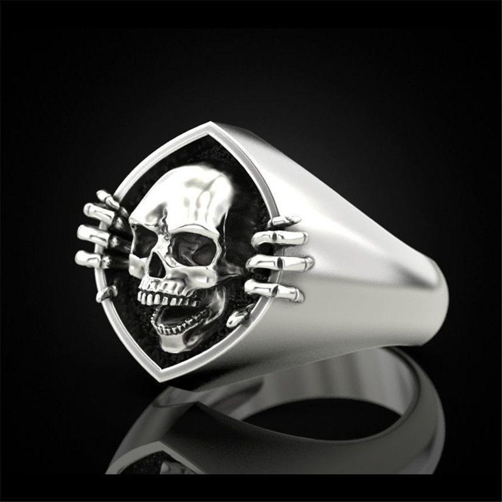 Preva Cincin Kepribadian Retro Perhiasan Aksesoris Kepribadian Aksesoris Pesta Jewelry Gift Punk