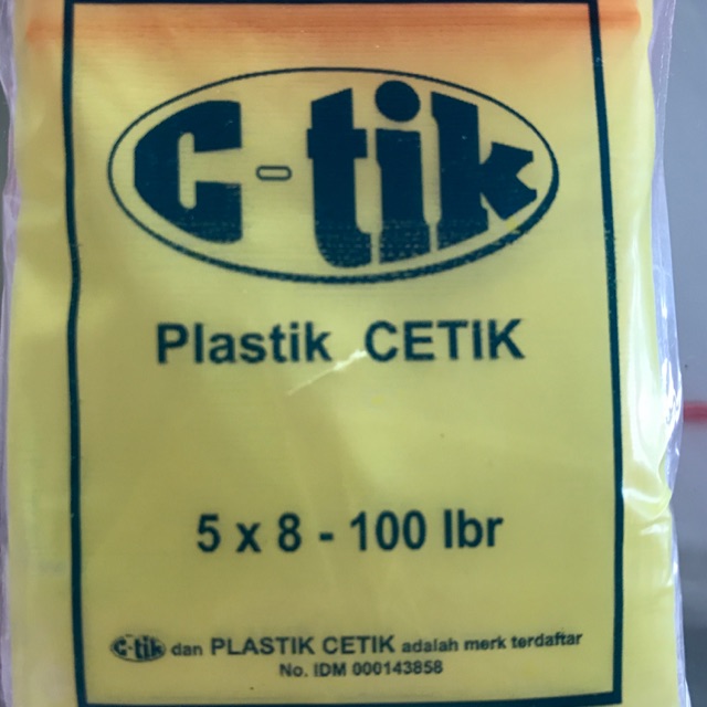 

Plastik Klip Ctik 5x8