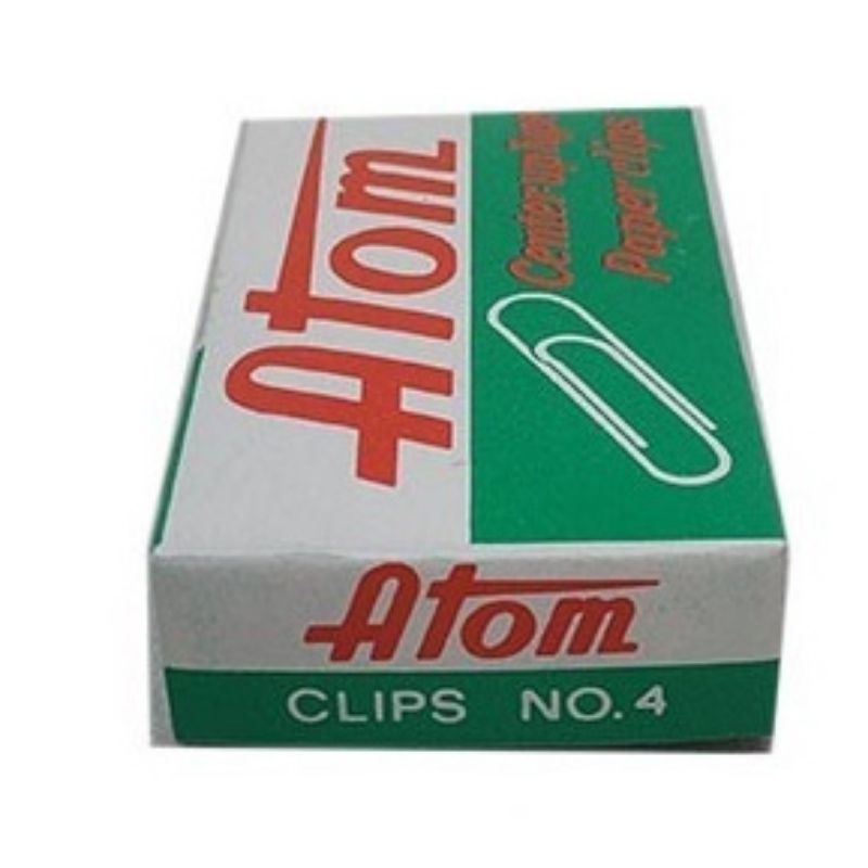 

Paper clip klip atom no 4/klip kertas oval merk atom no 4