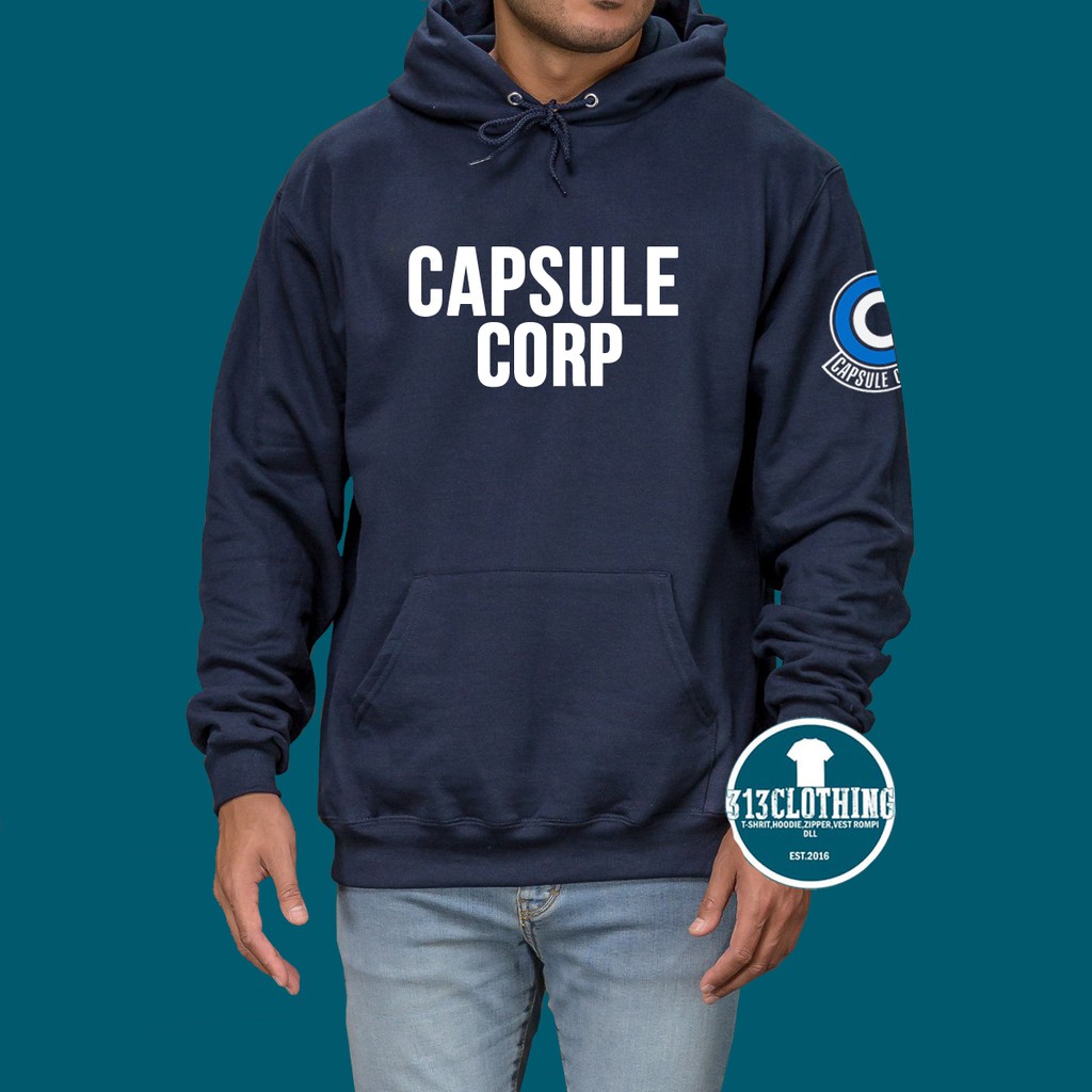 dragon ball z capsule corp hoodie