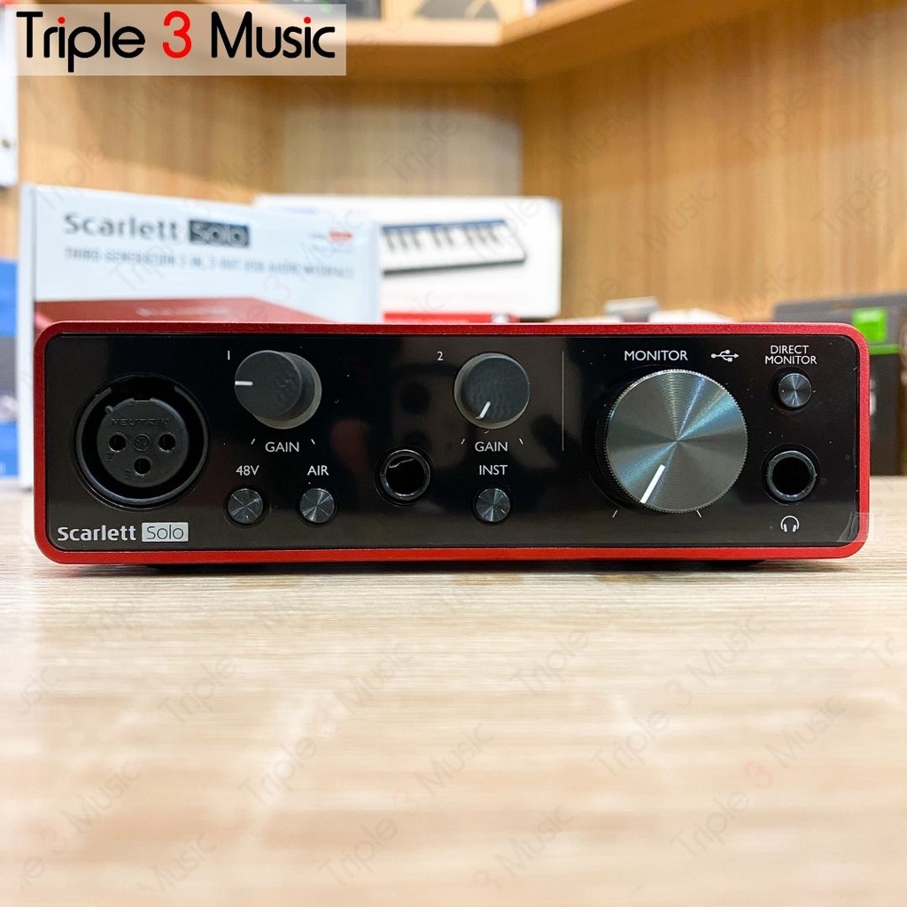 Focusrite Scarlett Solo 3rd Gen ORIGINAL Garansi