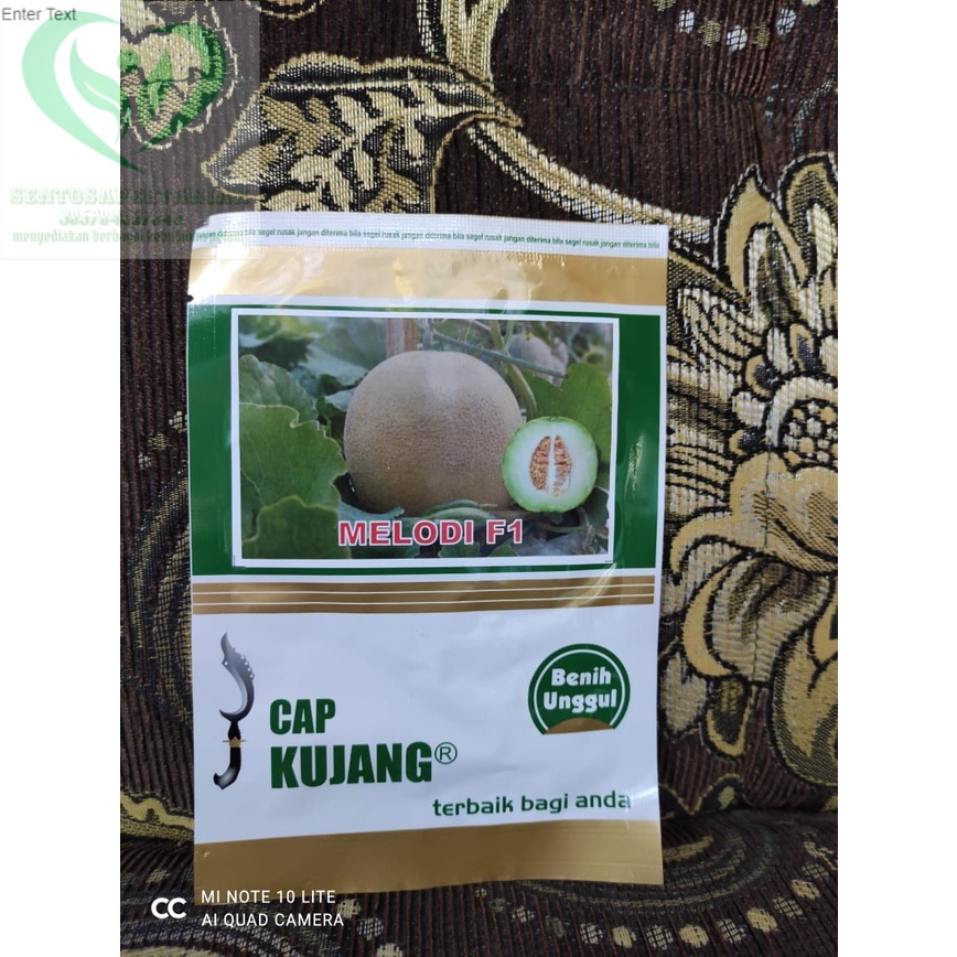 Benih melon hibrida MELODI F1 isi 500 biji dari CAP KUJANG