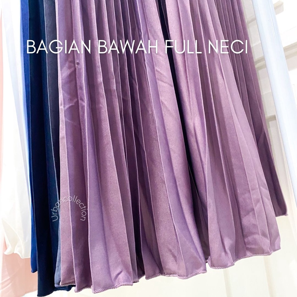 Rok Plisket Wanita Premium / Rok RempeL 100 CM / Rok Lipet / Rok Plisket Panjang