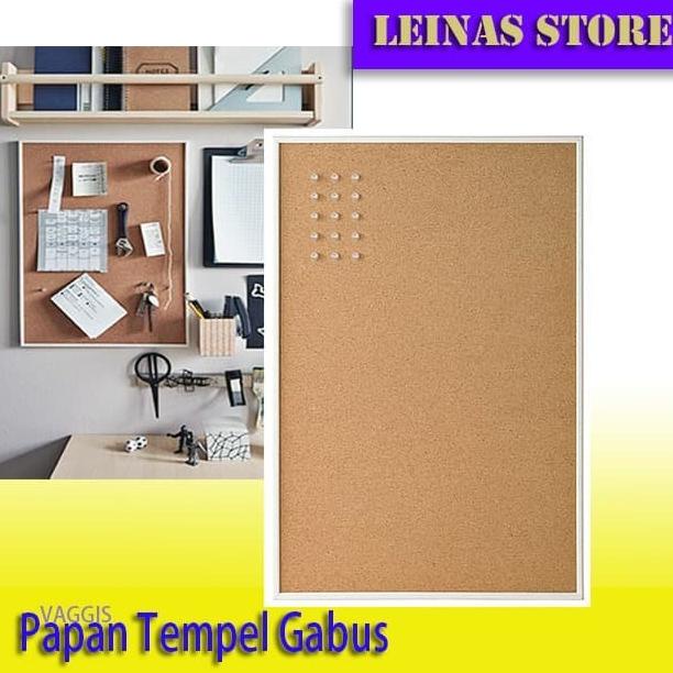

Office & Stationery | Alat Tulis | Papan Tempel Gabus / Papan Belajar / Papan Pengumuman + 15 Pin | Best Seller