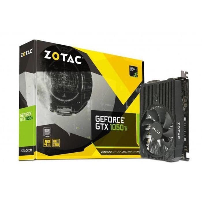 VGA ZOTAC Nvidia GTX 1050 TI 4GB Single Fan GDDR5 128BIT