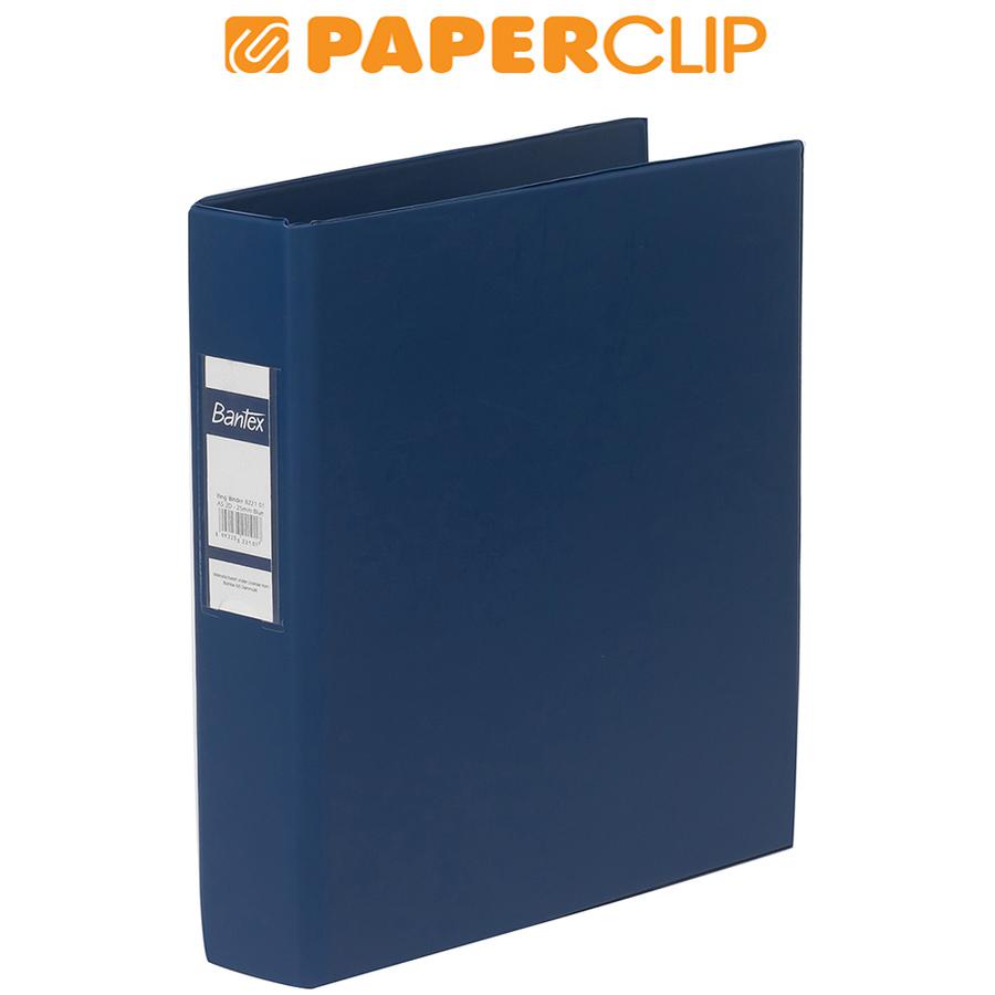 

RING BINDER BANTEX 8221 A5 2 RING 25MM 01 BLUE