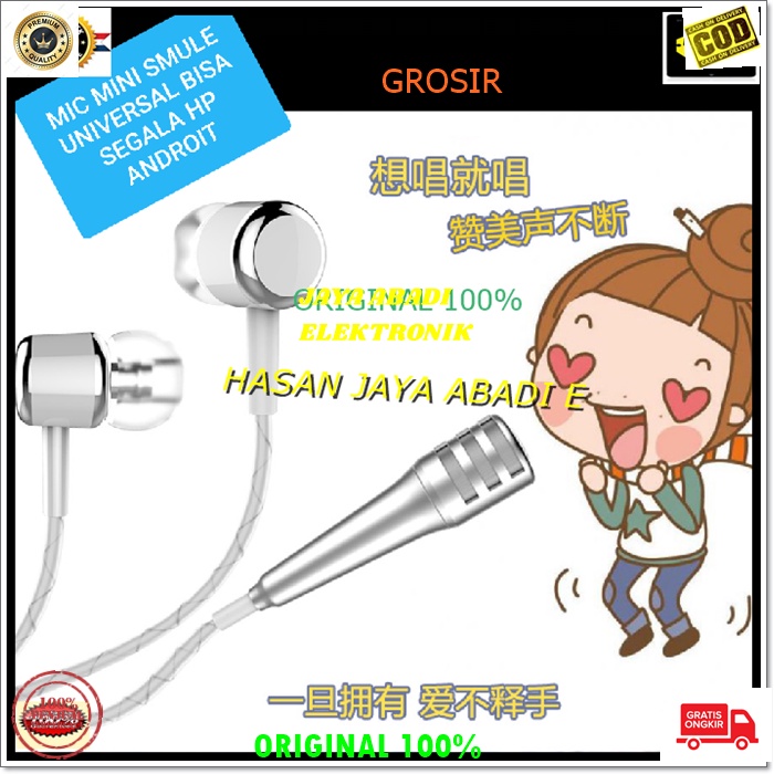 J192 ORIGINAL HEADSET MIC MIK KARAOKE HP JACK 3.5MM HANDSFREE STEREO DOBEL BASS SUPER EARPOD GALAXY HEADSET HANDSFREE HEADPHONE EARPHONE VOKAL AUDIO SOUND EARPOD MEGABAS JERNIH MUSIK TELPON KARAOKE DAN SMULE BISA KE SEGALA JENIS HANDPHONE TAB PC LAPTOP