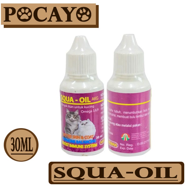 Squa Oil Minyak Ikan Untuk Kucing 30ml