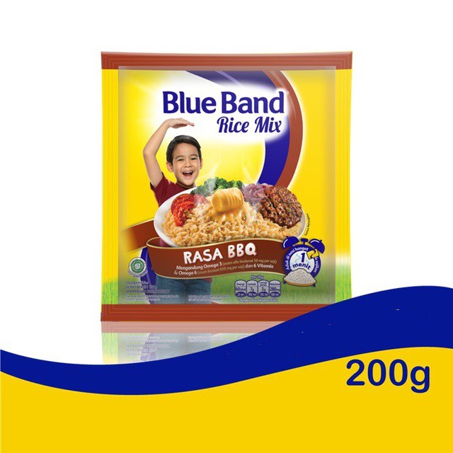 BLUE BAND Mentega Rice Mix Barbeque 200 gr