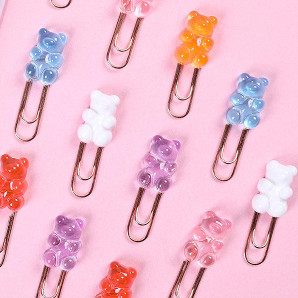 [Elegan] Paper Clip New Cute Kawaii Bookmark Aksesoris Perlengkapan Alat Tulis File Klip Alat Tulis Kantor Sekolah Bookmark Hias