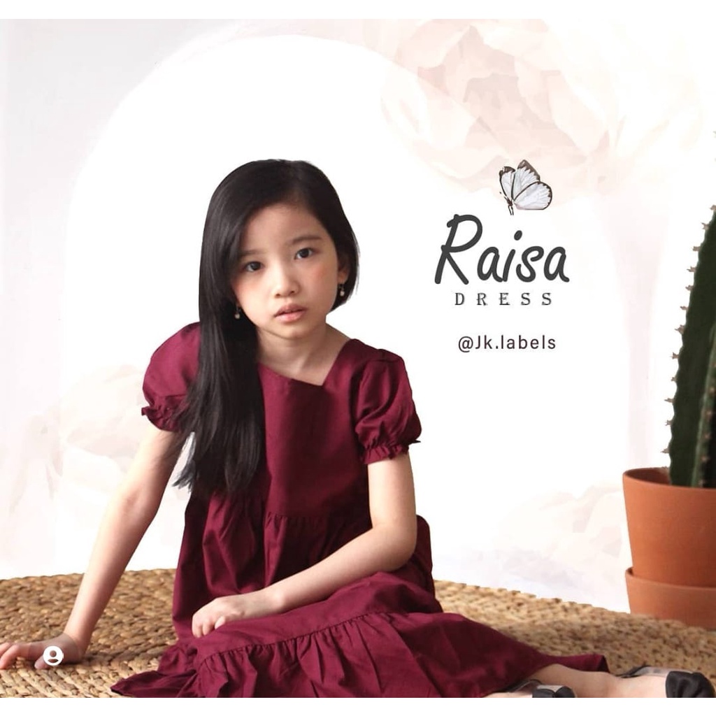 JK LABEL'S RAISA DRESS - DRESS ANAK PEREMPUAN/DRESS ANAK MURAH