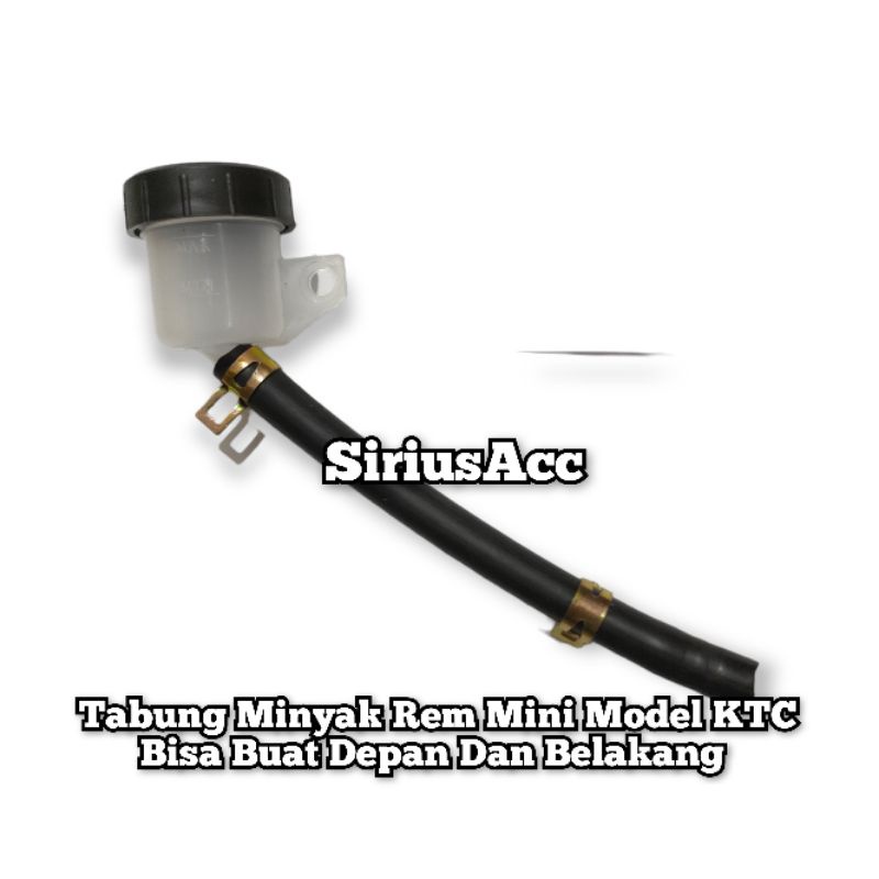 Tabung Minyak Rem Mini Model KTC Botol Minyak Rem Mini Plus Selang Dan Kleman Bisa Buat Depan Dan Be