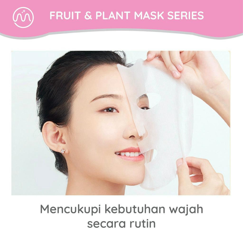 MINIPINK Fruit Plant Moisturizing Sheet Mask Masker Wajah MP001