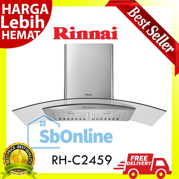 Rinnai Penghisap Asap Dapur Cooker Hood Chimney RH-C2459-SSW