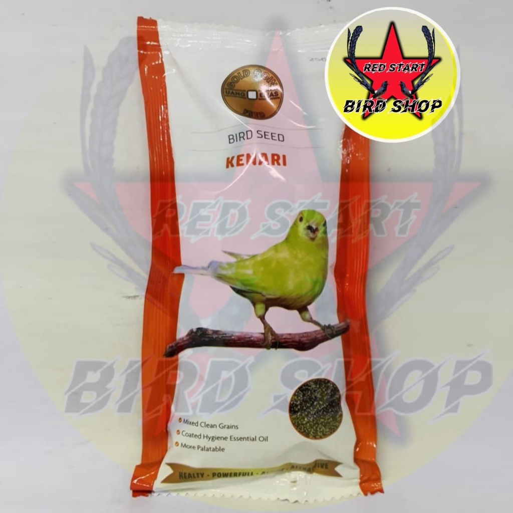 GOLD COIN CANARY SPECIAL BLEND MAKANAN HARIAN BURUNG KENARI BIJI MILET GACOR FIGHTER