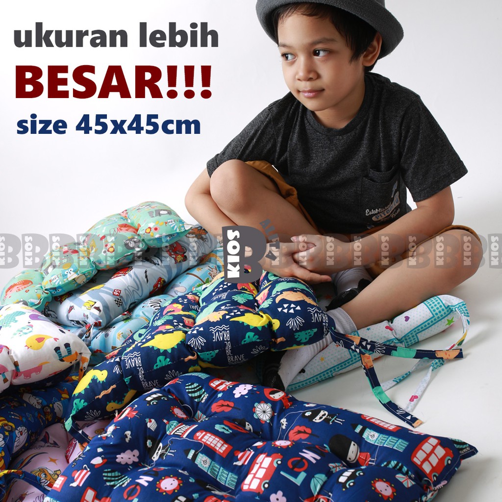 BANTAL DUDUK SIZE BESAR/ Bantal alas kursi duduk tebal JUMBO 45 x 45 cm/Bantal duduk alas kursi bant