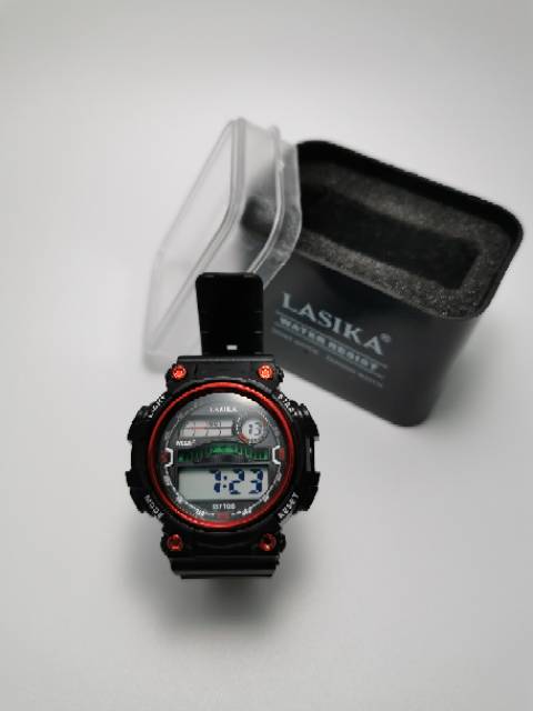 Jam tangan digital Anak Anak dan remaja water Resist Lasika 7106