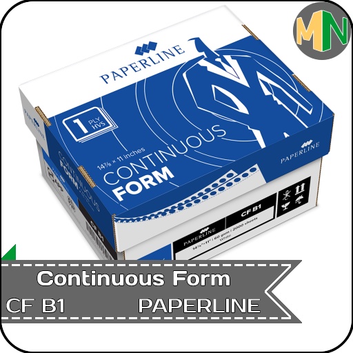 

Kertas Continuous Form 14 ⅞" x 11" 1 PLY HVS B1 Paperline