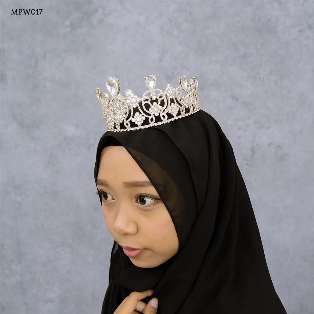 [STOK TERBATAS] CROWN HIJABERS WANITA ASESORIS PERNIKAHAN MODERN MPW017