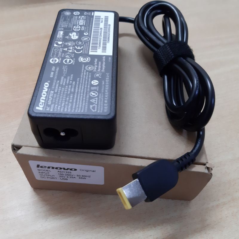 PROMO !!! Charger Casan Adaptor Laptop LENOVO 20V - 3.25A USB G40 G400 G40-70 G40-80 G40-45