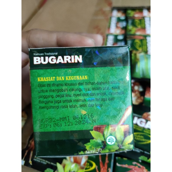 BUGARIN Kapsul Obat Cikungunya Pegal Linu Asam Urat Rheumatik - Isi 10 Sachet