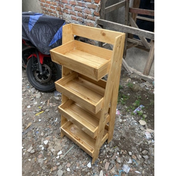 RAK KAYU BUAH SAYURAN