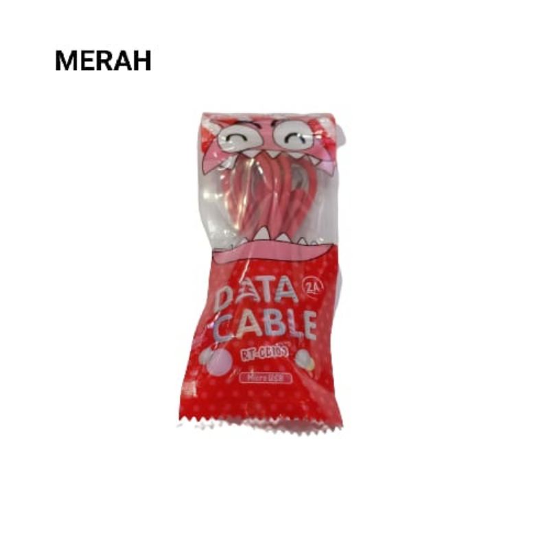 Kabel data Original 100% robot RT-CD100 2A Micro (bisa data)