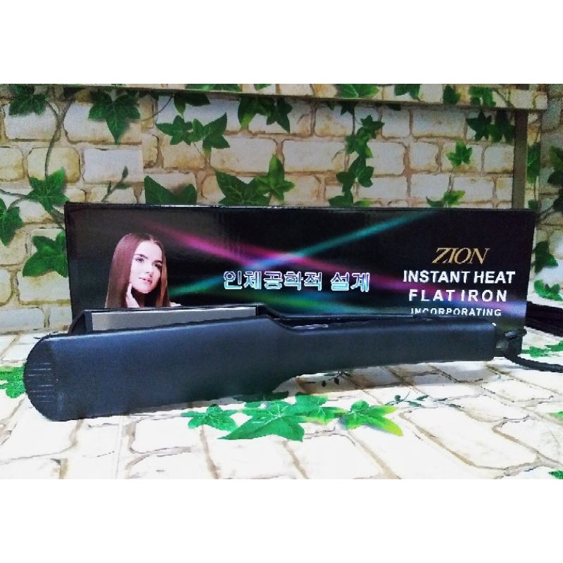 Catokan Rambut Salon Zion Korea 9009 ionic ozonic catokan rambut lebar ,catok smoothing