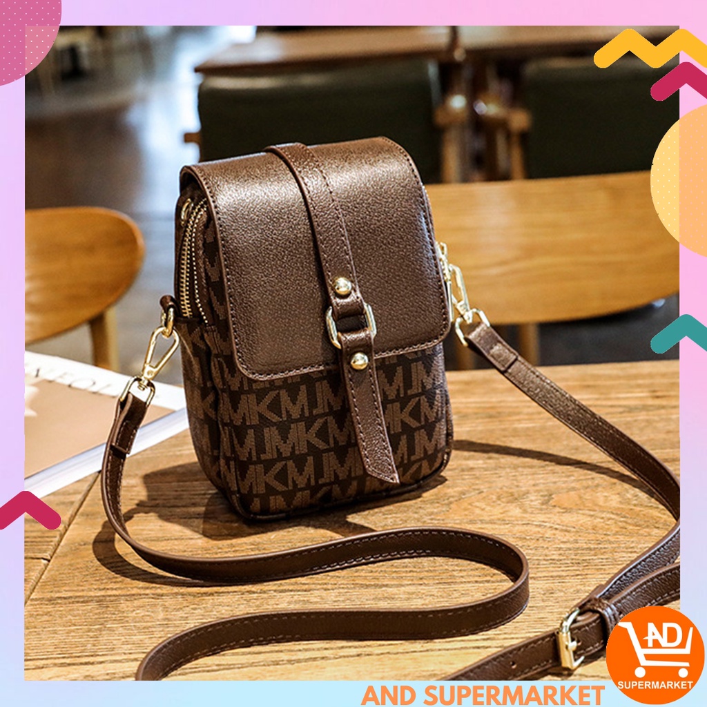 AND / COD / Tas Sling Bag Wanita Import / Tas Selempang Wanita Terkini / Tas Cewek Motif Logo Cantik / Tas Anak Perempuan Murah Terbaru / Tas Jalan Wanita Fashion Korean Style T269