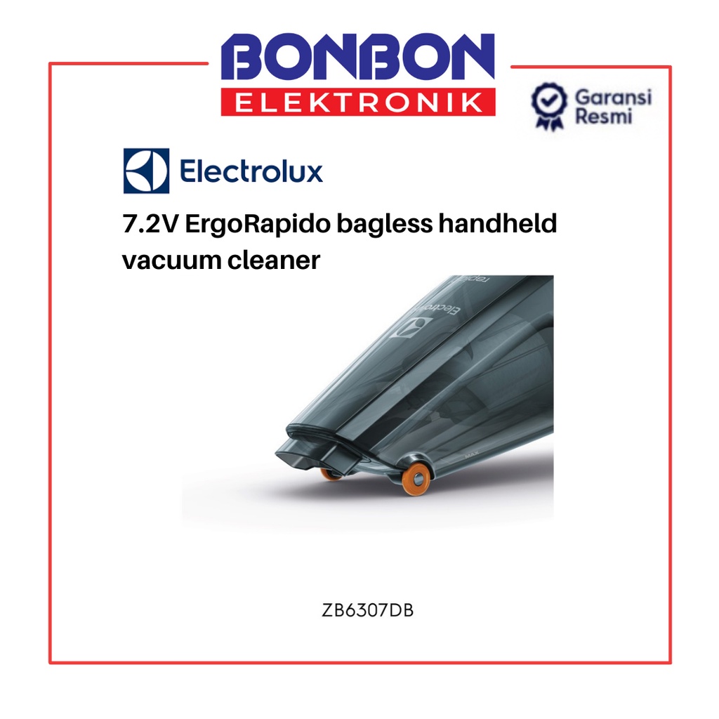 Electrolux Vacuum Cleaner Bagless Handheld ZB6307DB ErgoRapido