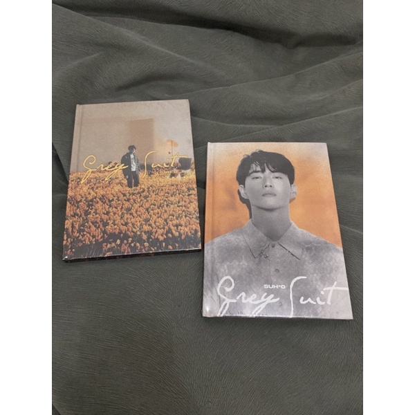 [OFFICIAL] ALBUM SUHO GREY SUIT SEALED NO POSTER