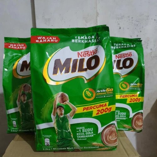 Milo Nestle Malaysia isi 2 kg Free 200 gr READY