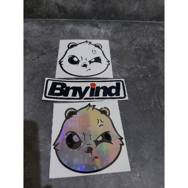 STICKER KEPALA PANDA CUTTING